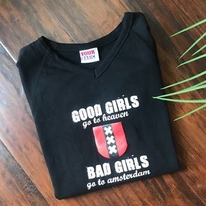 🌹Amsterdam Black Graphic T-Shirt🌹